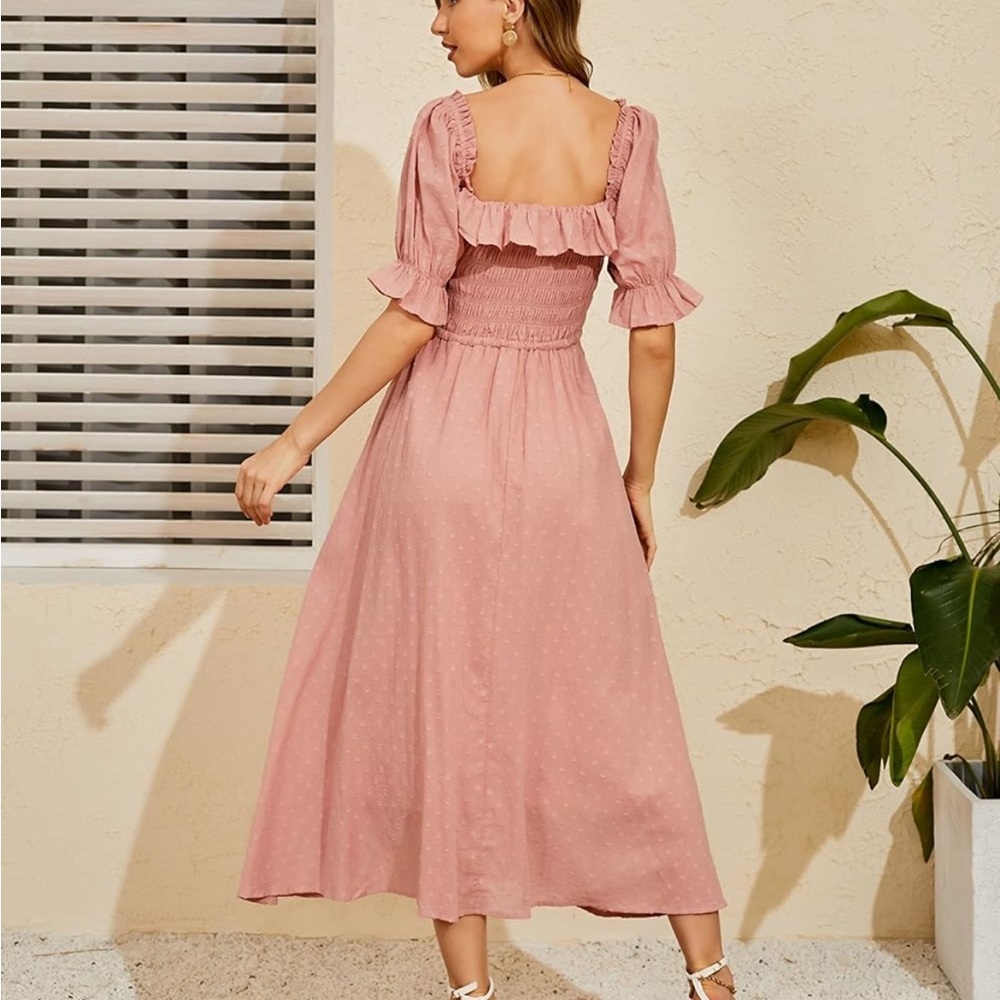 Midi Pink Dress NWT - Picture 6 of 6